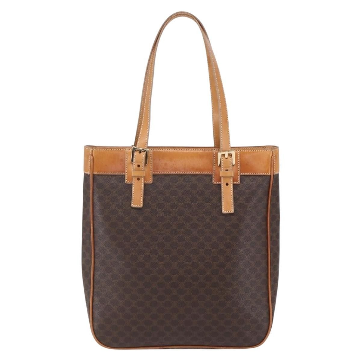Celine Celine Vintage Macadam Handbag Canvas and Leather Size ONE SIZE - 19 Thumbnail