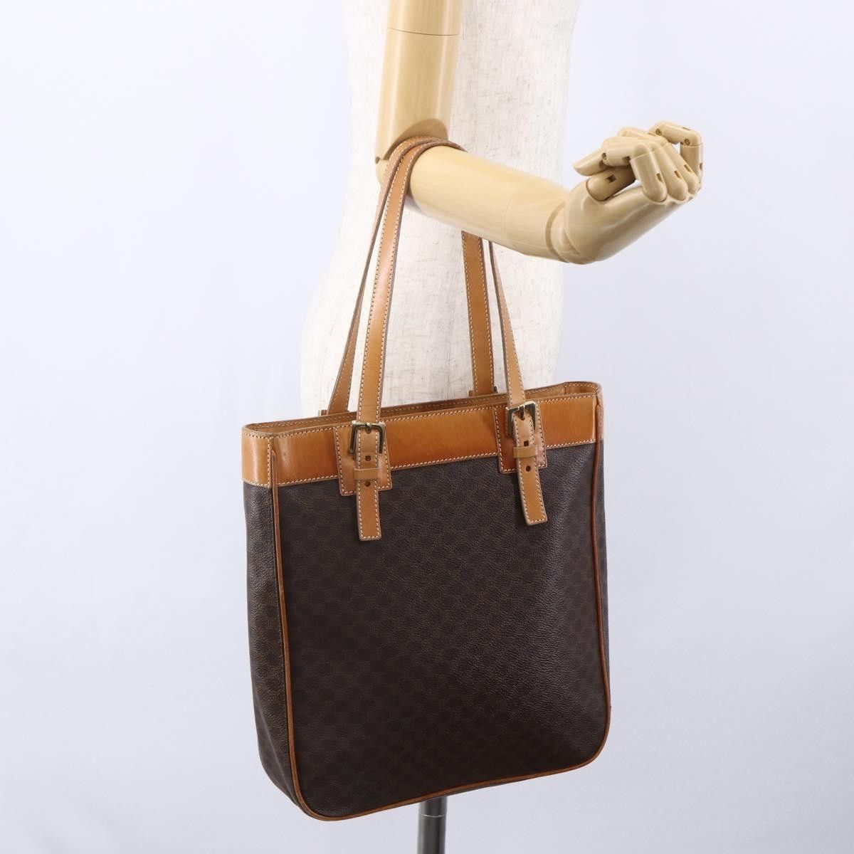 Celine Celine Vintage Macadam Handbag Canvas and Leather Size ONE SIZE - 14 Thumbnail