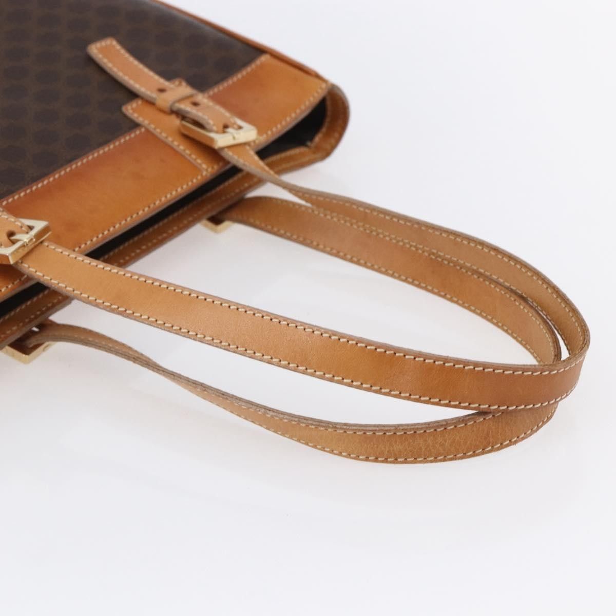 Celine Celine Vintage Macadam Handbag Canvas and Leather Size ONE SIZE - 8 Thumbnail