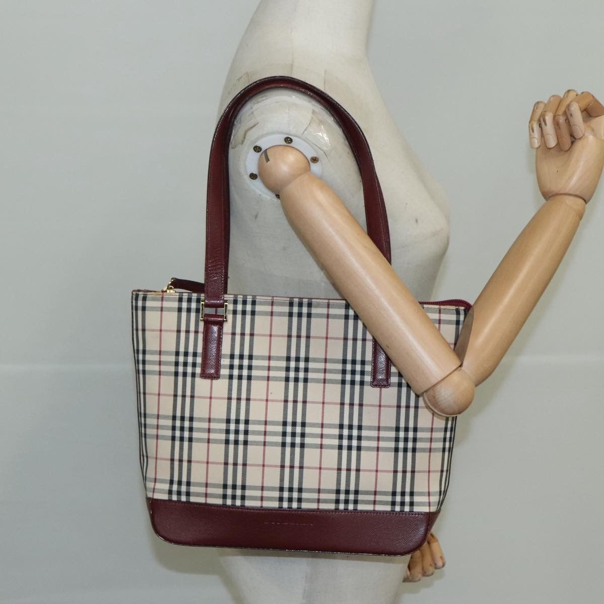 Burberry Burberry Nova Check Tote canvas check pattern Size ONE SIZE - 15 Thumbnail