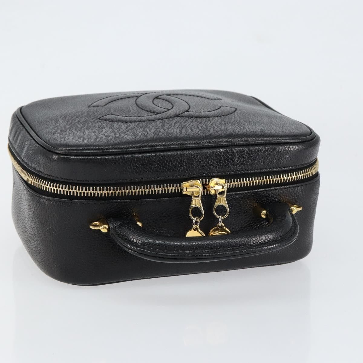 Chanel Chanel Vintage Timeless Zip Around Vanity Case Caviar Size ONE SIZE - 21 Thumbnail