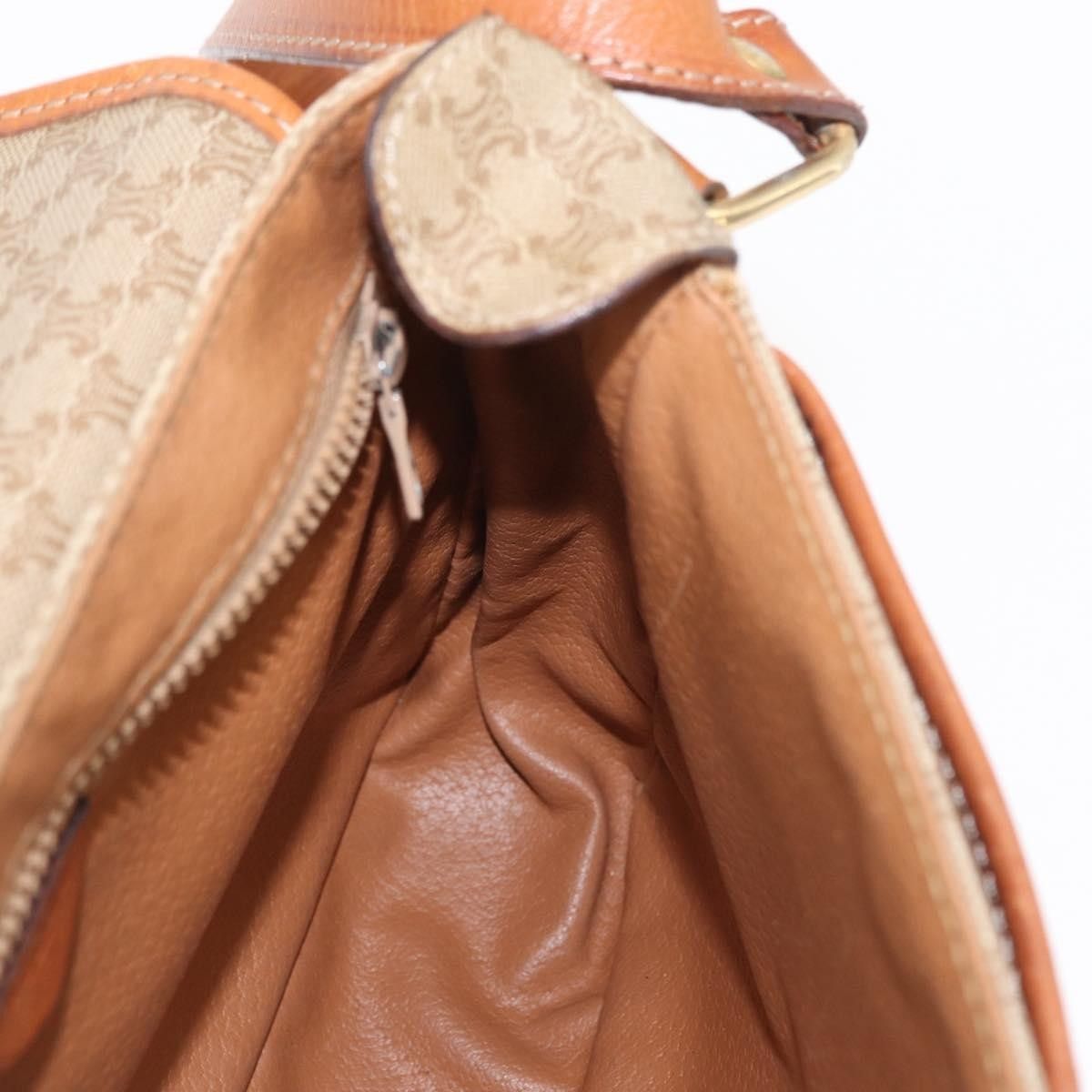 Celine Celine Vintage Macadam Shoulder Bag Canvas and Leather Size ONE SIZE - 21 Thumbnail