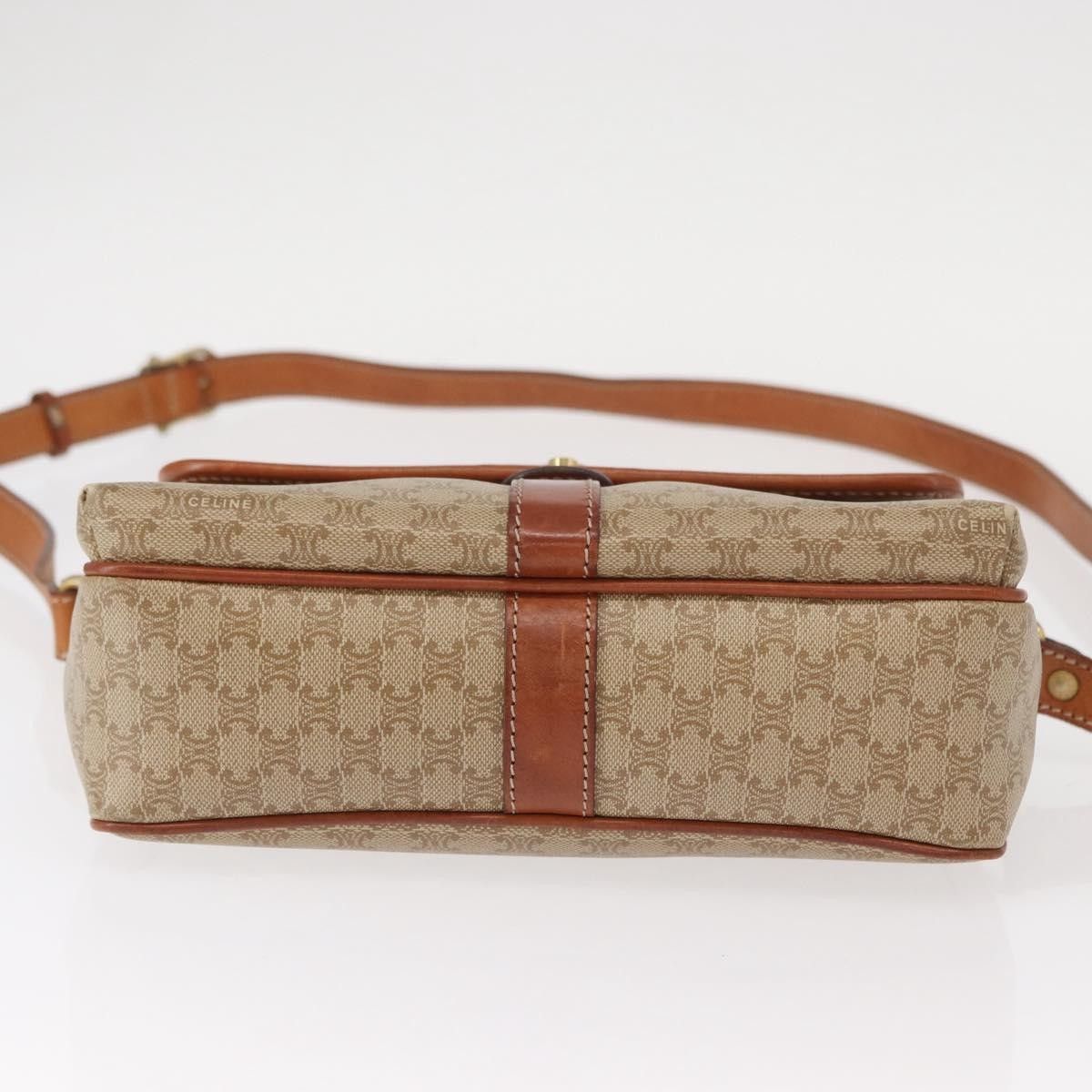 Celine Celine Vintage Macadam Shoulder Bag Canvas and Leather Size ONE SIZE - 15 Thumbnail