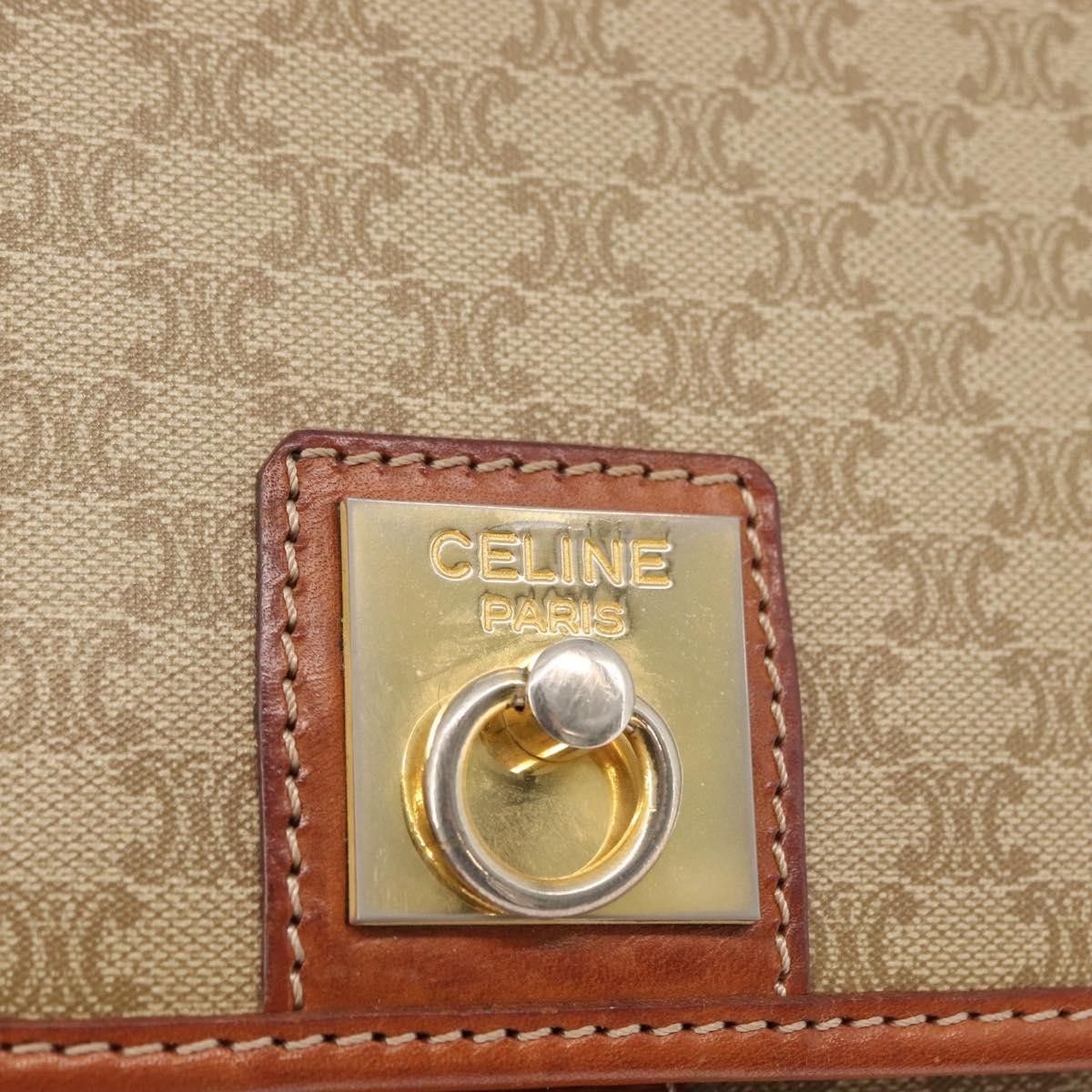 Celine Celine Vintage Macadam Shoulder Bag Canvas and Leather Size ONE SIZE - 13 Thumbnail