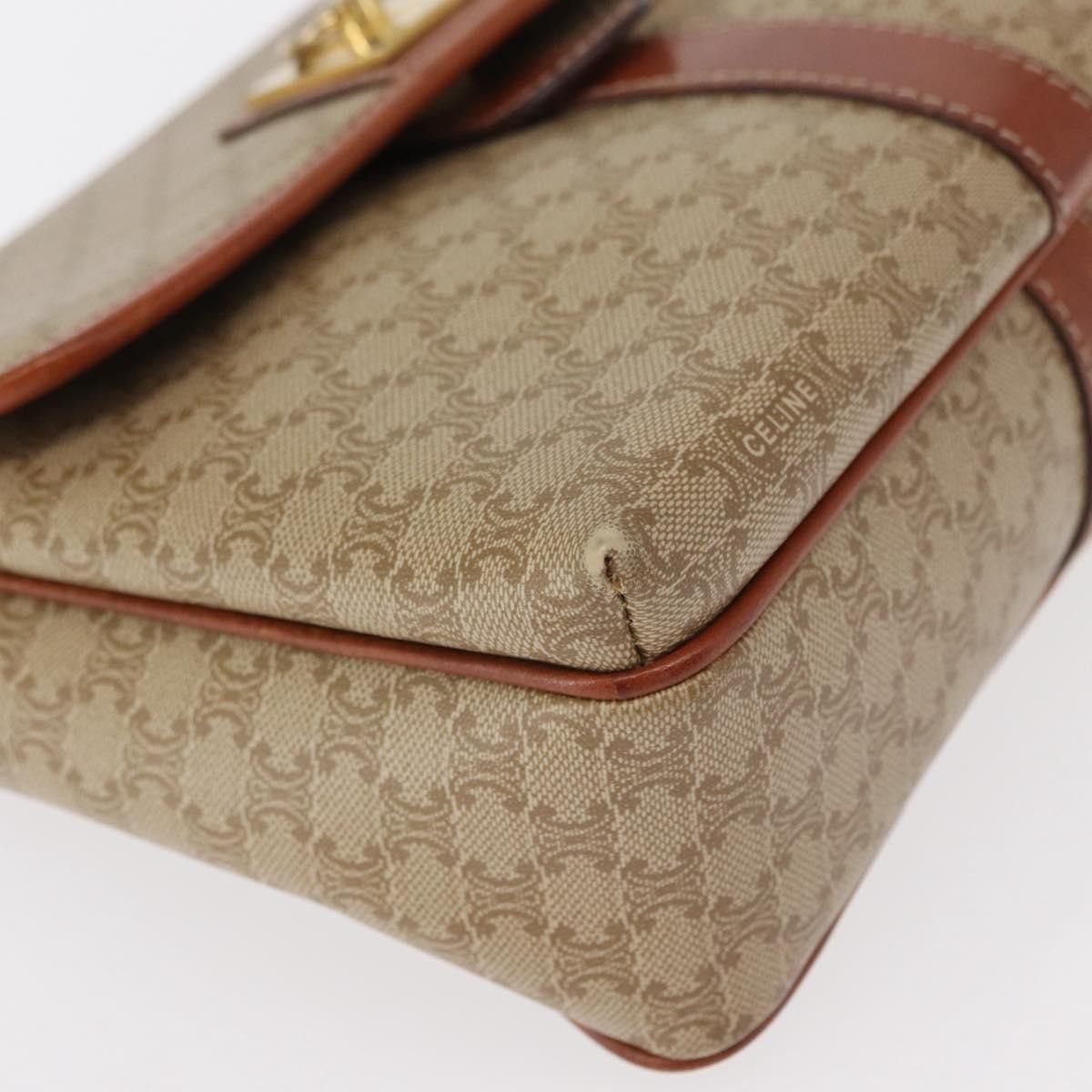Celine Celine Vintage Macadam Shoulder Bag Canvas and Leather Size ONE SIZE - 10 Thumbnail