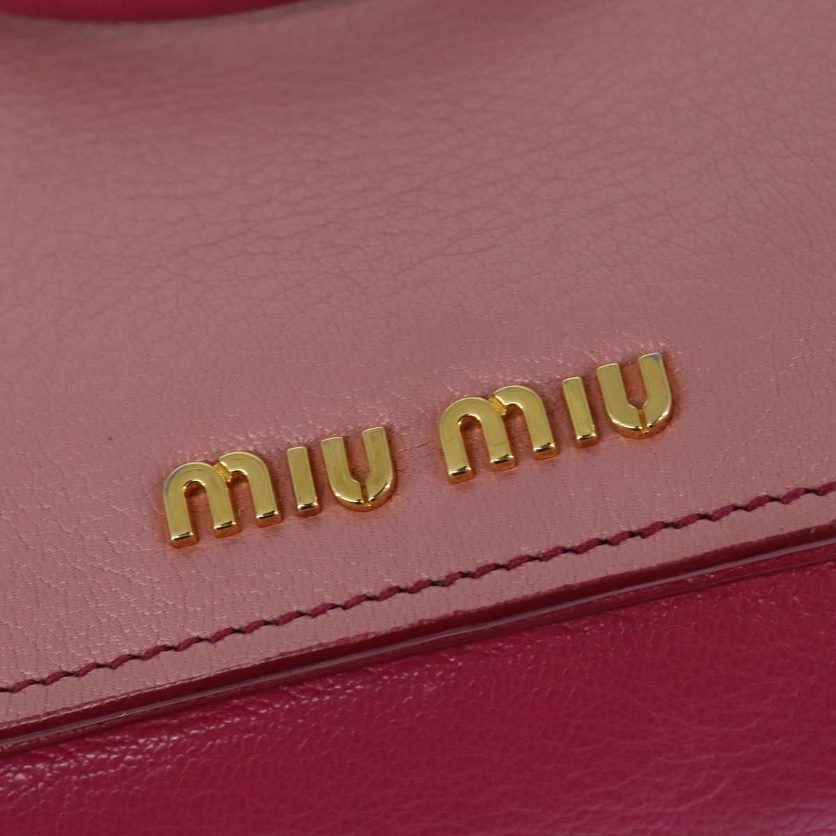 Miu Miu Miu Miu Madras Convertible Lock Tote Leather Size ONE SIZE - 16 Thumbnail