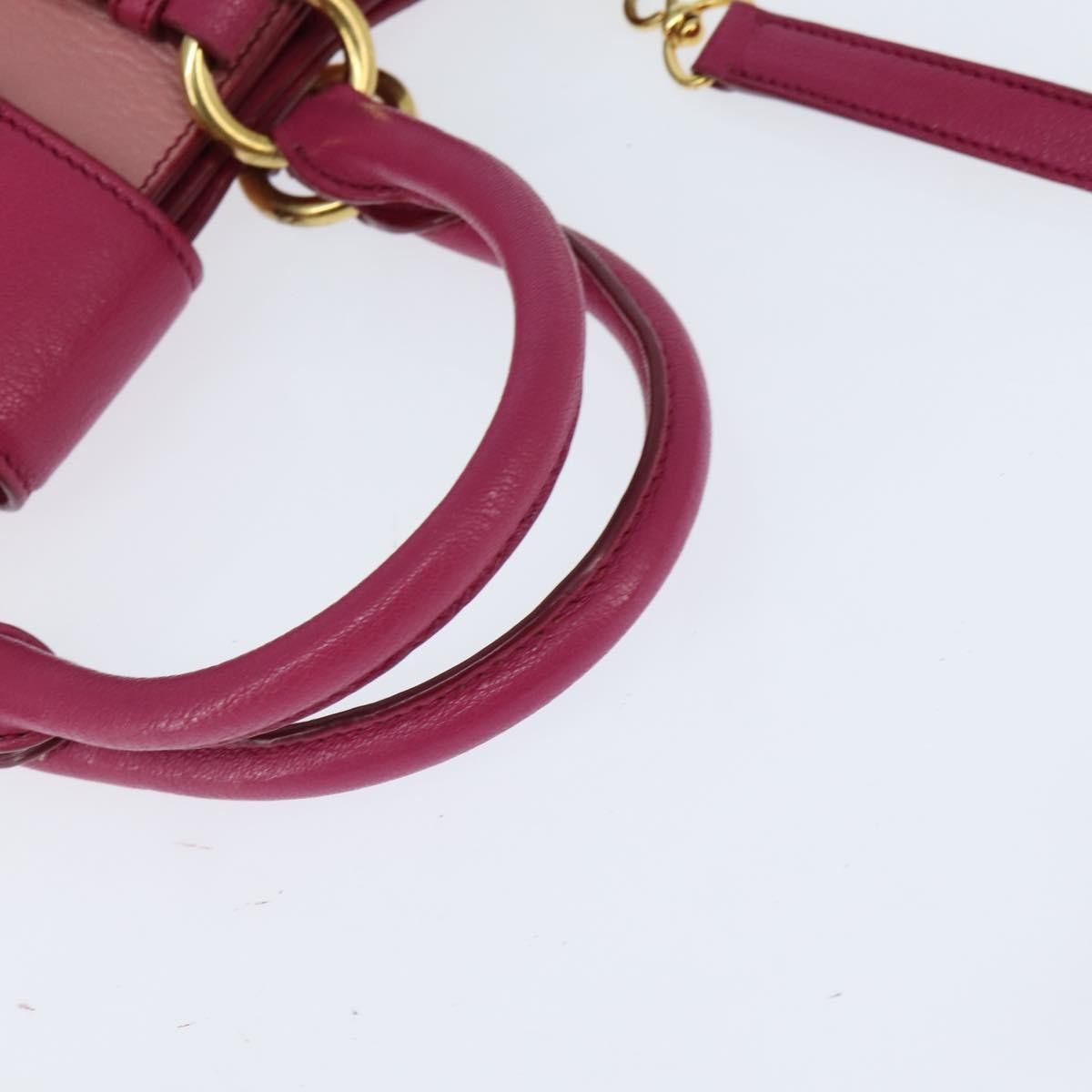 Miu Miu Miu Miu Madras Convertible Lock Tote Leather Size ONE SIZE - 22 Thumbnail