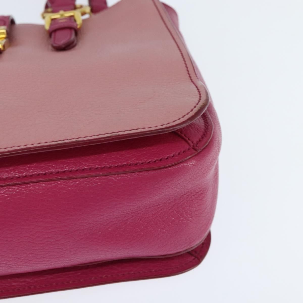 Miu Miu Miu Miu Madras Convertible Lock Tote Leather Size ONE SIZE - 10 Thumbnail