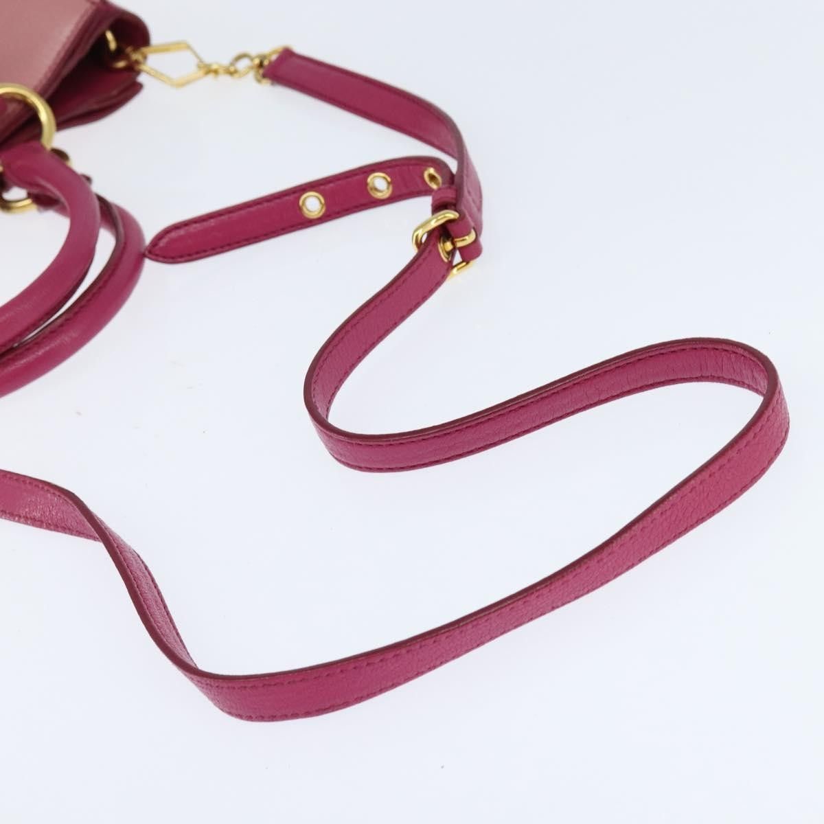 Miu Miu Miu Miu Madras Convertible Lock Tote Leather Size ONE SIZE - 14 Thumbnail