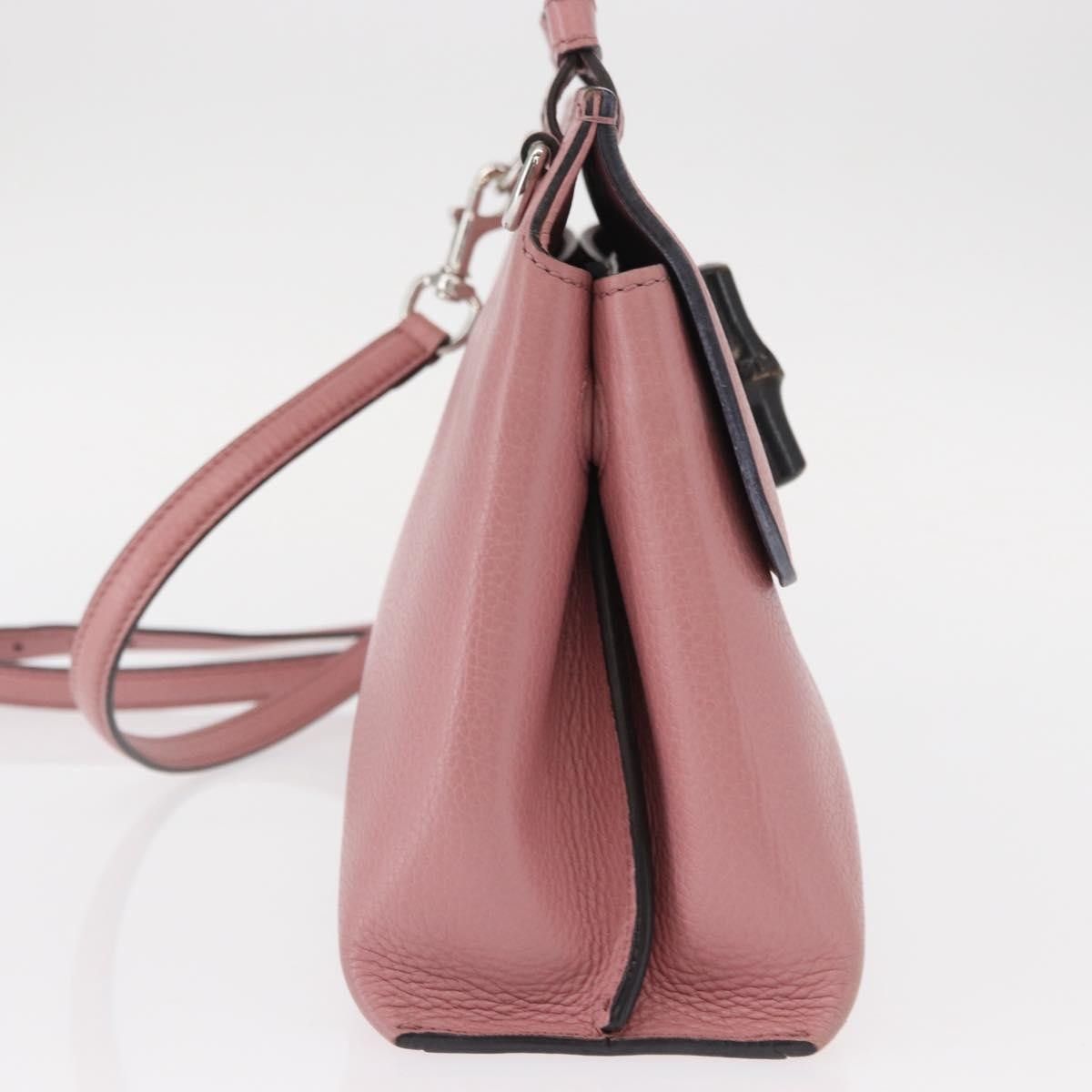 Gucci Gucci Bamboo Daily Top Handle Leather Size ONE SIZE - 4 Thumbnail