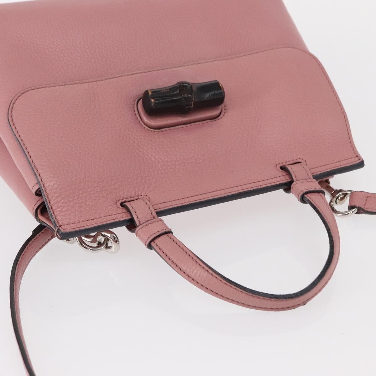 Gucci Gucci Bamboo Daily Top Handle Leather Size ONE SIZE - 17 Thumbnail