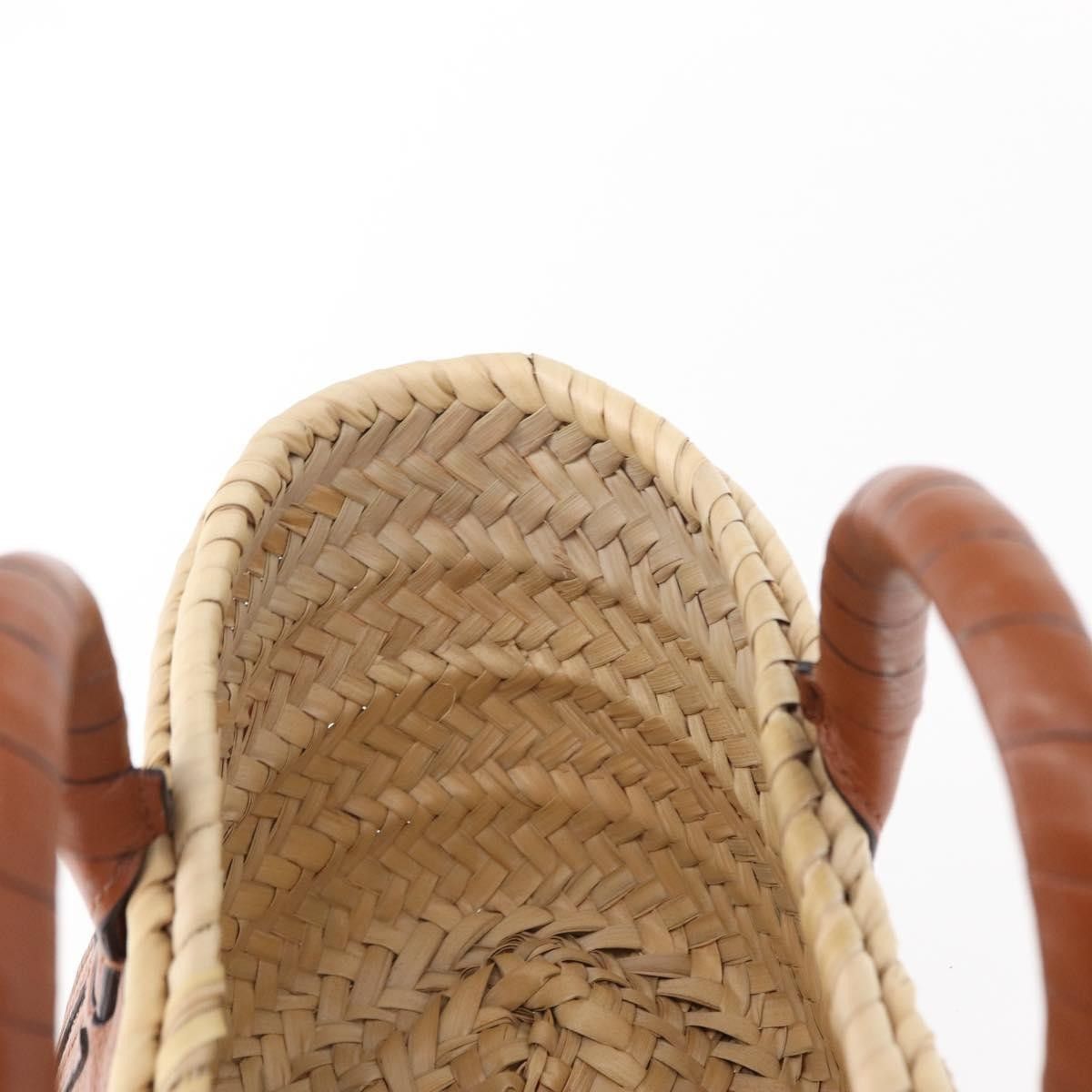 Chloe Chloe Marcie Basket Bag Raffia and Leather Size ONE SIZE - 20 Thumbnail