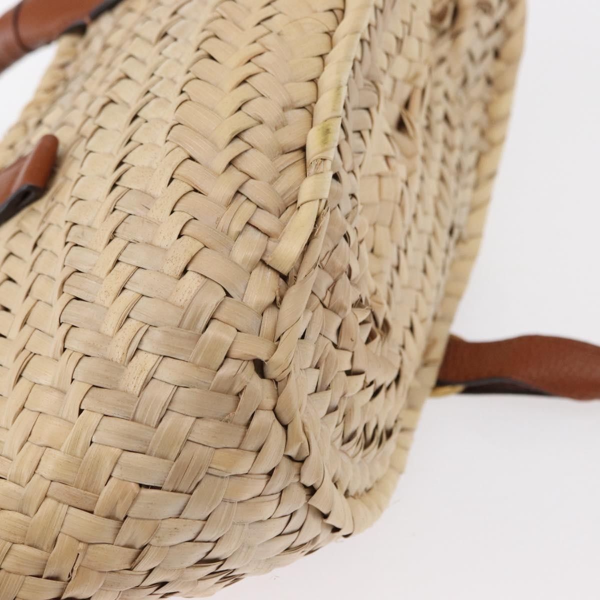 Chloe Chloe Marcie Basket Bag Raffia and Leather Size ONE SIZE - 12 Thumbnail