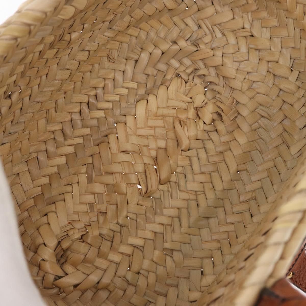 Chloe Chloe Marcie Basket Bag Raffia and Leather Size ONE SIZE - 5 Thumbnail