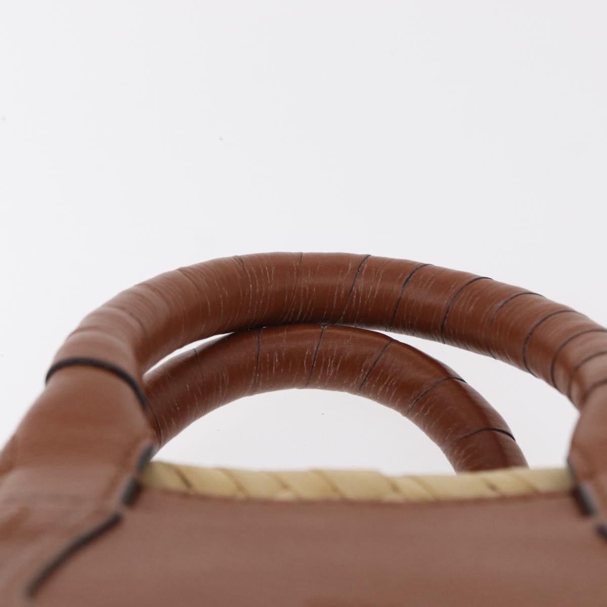 Chloe Chloe Marcie Basket Bag Raffia and Leather Size ONE SIZE - 17 Thumbnail