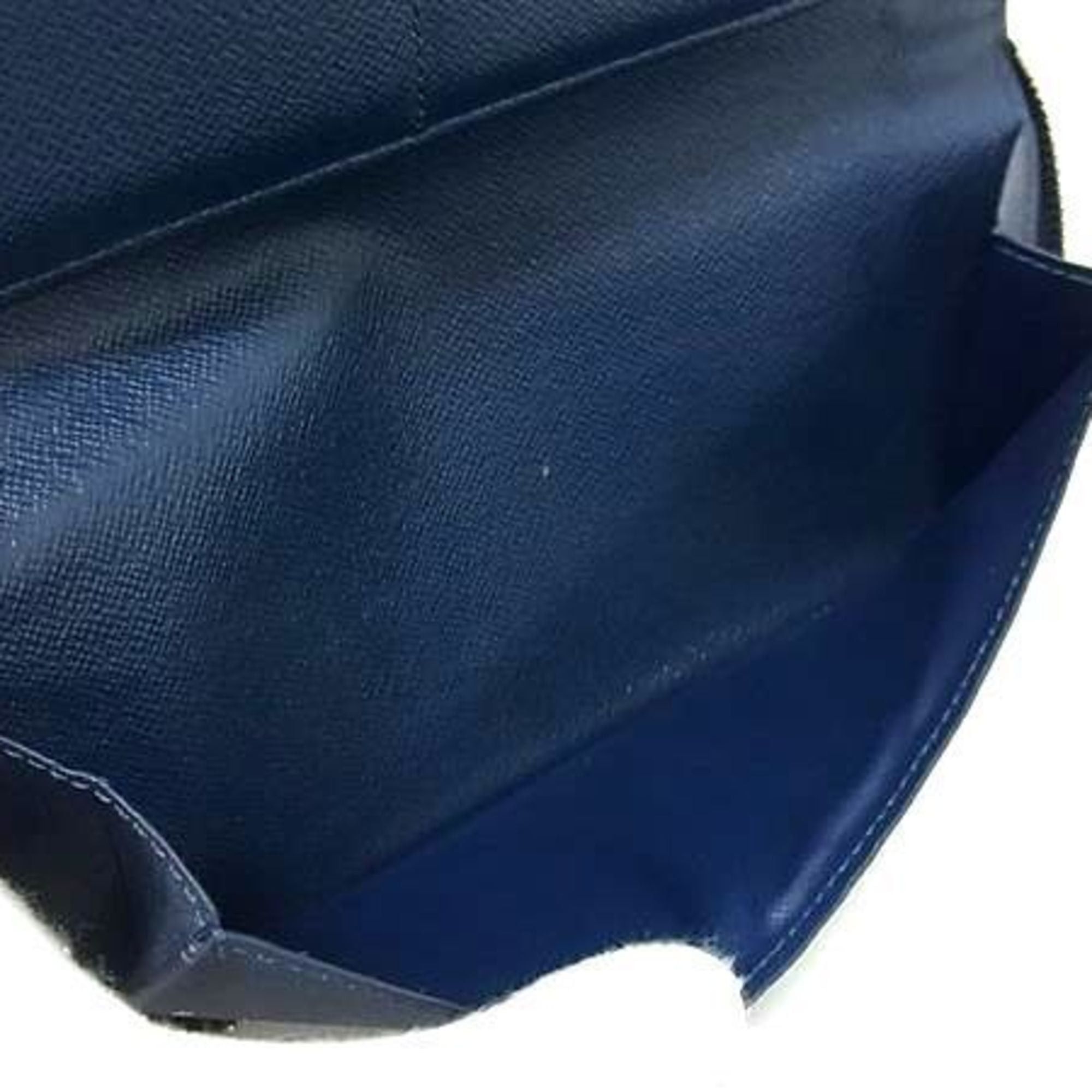 Louis Vuitton Louis Vuitton Zippy Wallet Vertical M30510 Blue Marine (Navy) Taiga Men's Round Long Size ONE SIZE - 5 Thumbnail
