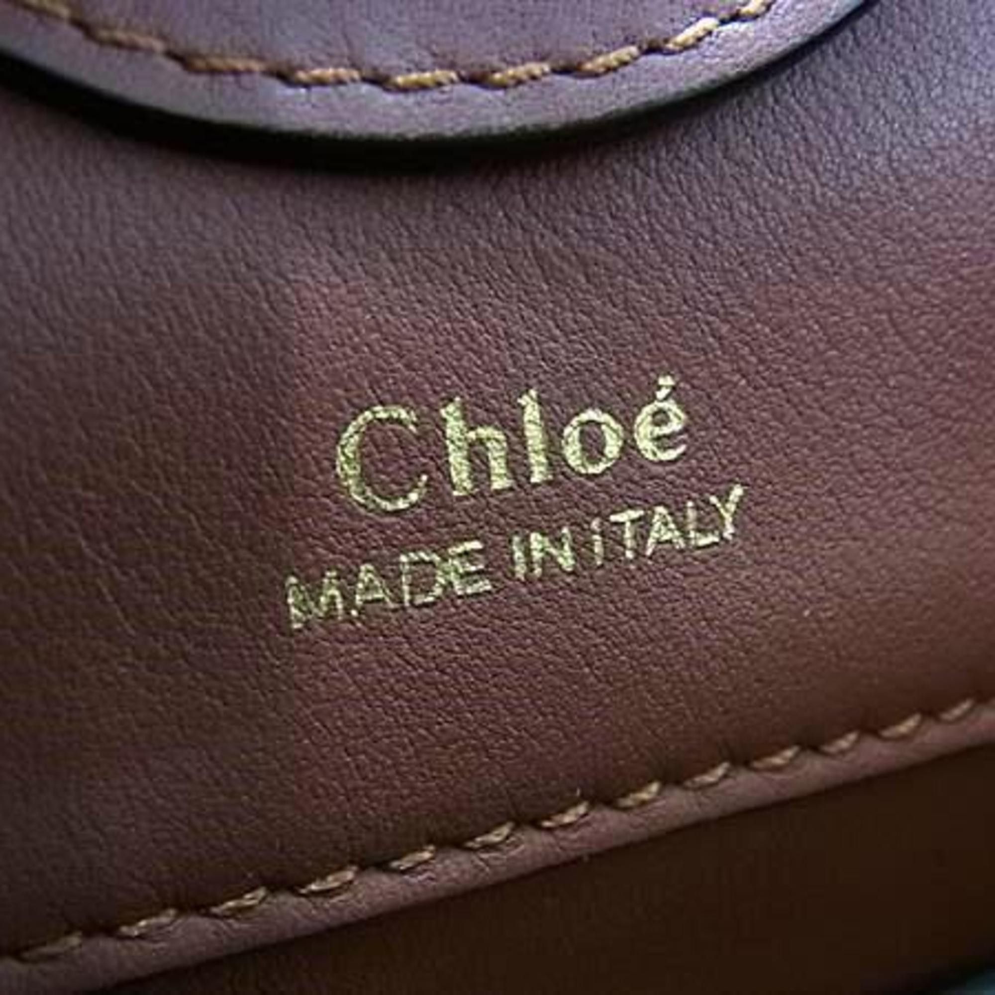 Chloe Chloé Chloe KEY Bucket Bag, Small, Brown Leather, Women's Size ONE SIZE - 7 Thumbnail