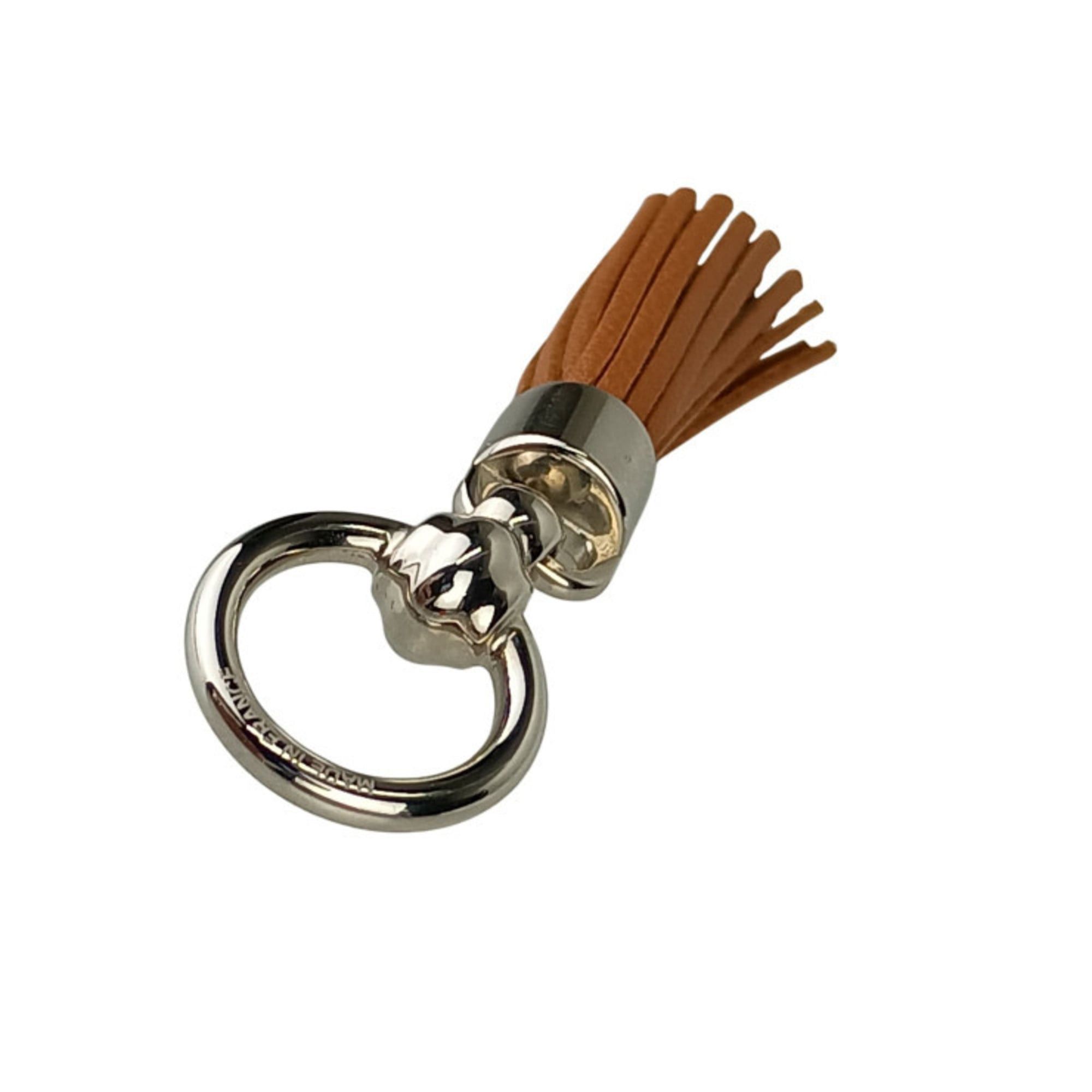 Hermes HERMES Scarf Ring "Cel Le Pompon" Marron Arzan Anieumilo Women's Twilly Size ONE SIZE - 4 Thumbnail