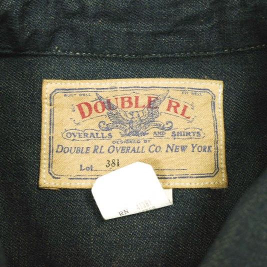 Ralph Lauren Ralph Lauren RRL Indigo Denim Cotton Linen Shirt Denim Tops 782959630001 DUTY FREE for USA Size ONE SIZE - 4 Thumbnail