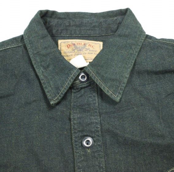 Ralph Lauren Ralph Lauren RRL Indigo Denim Cotton Linen Shirt Denim Tops 782959630001 DUTY FREE for USA Size ONE SIZE - 5 Thumbnail