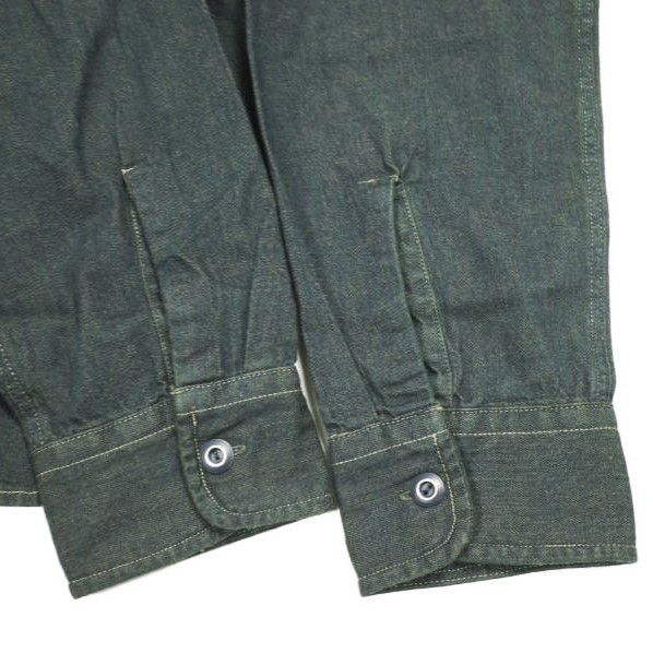 Ralph Lauren Ralph Lauren RRL Indigo Denim Cotton Linen Shirt Denim Tops 782959630001 DUTY FREE for USA Size ONE SIZE - 6 Thumbnail