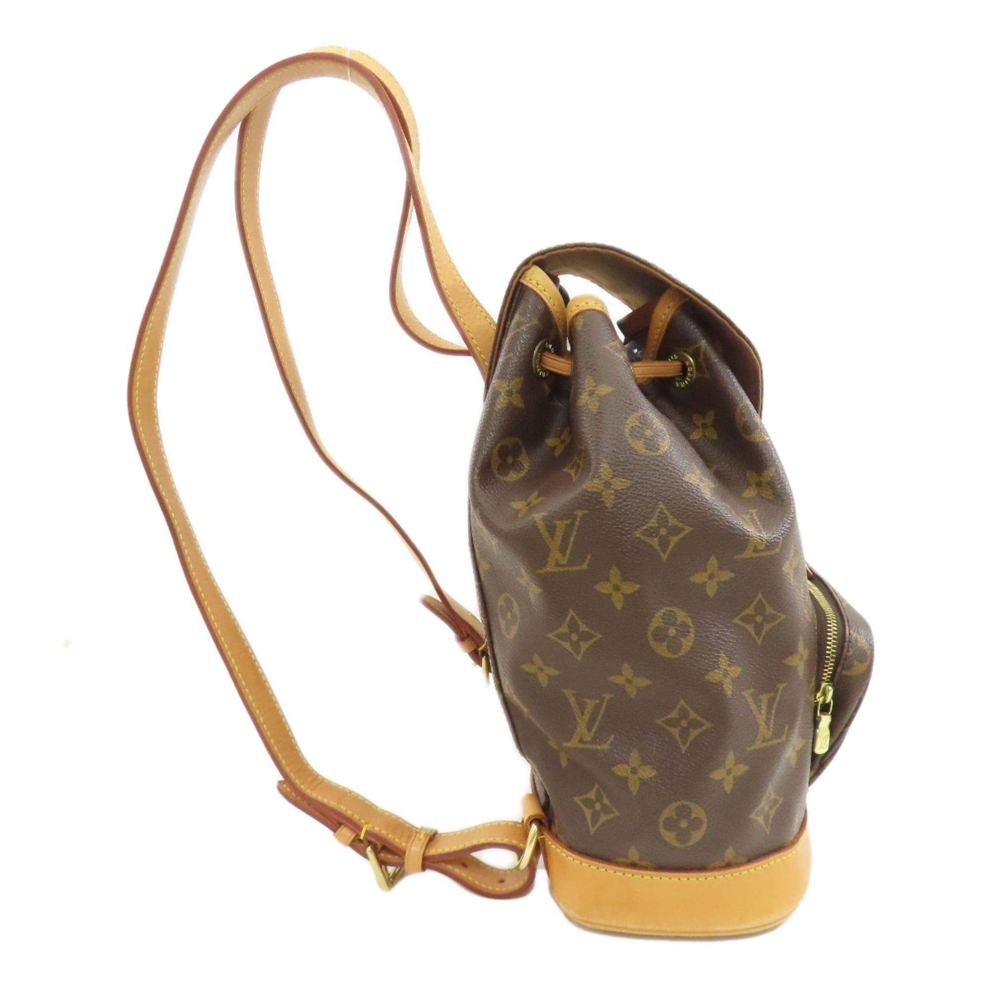 Louis Vuitton Louis Vuitton M51136 Montsouris Medium Backpack/Daypack in Monogram Canvas, Women's Size ONE SIZE - 3 Thumbnail