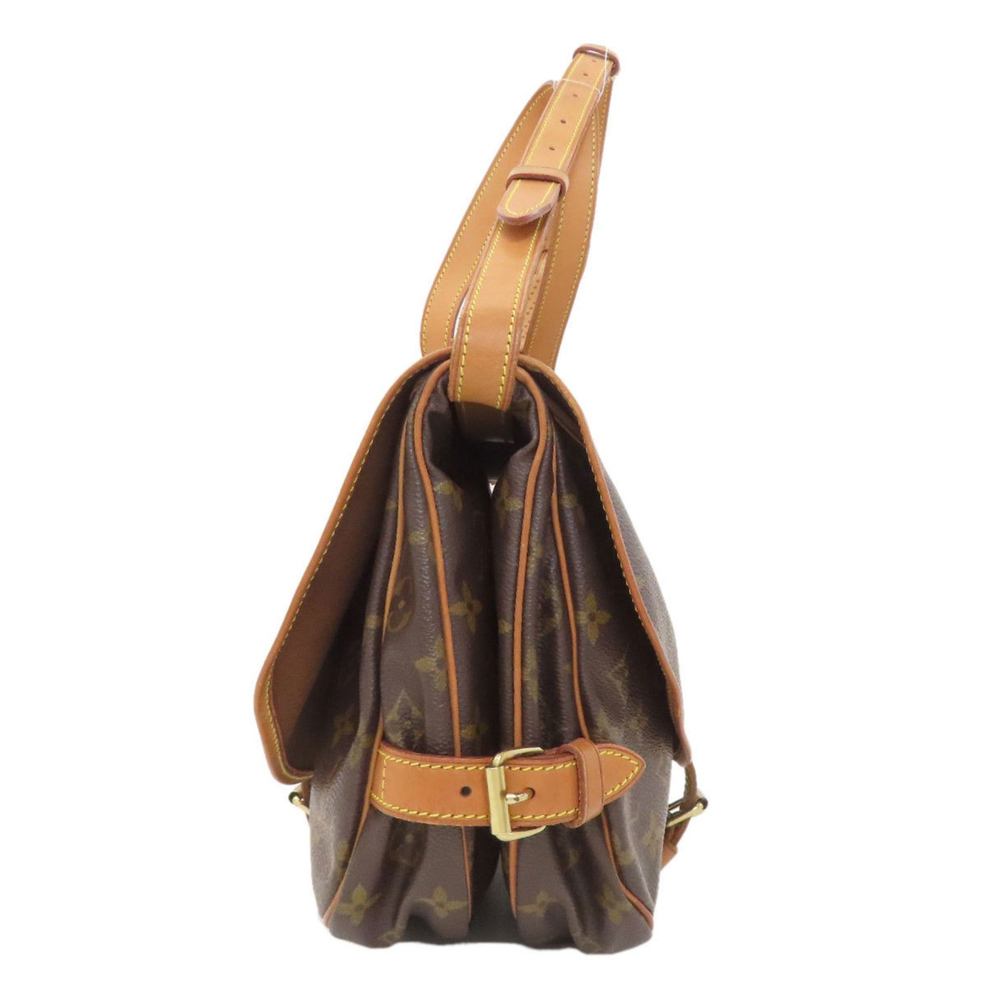 Louis Vuitton Louis Vuitton M40710 Saumur MM Shoulder Bag Monogram Canvas Women's LOUIS VUITTON Size ONE SIZE - 3 Thumbnail