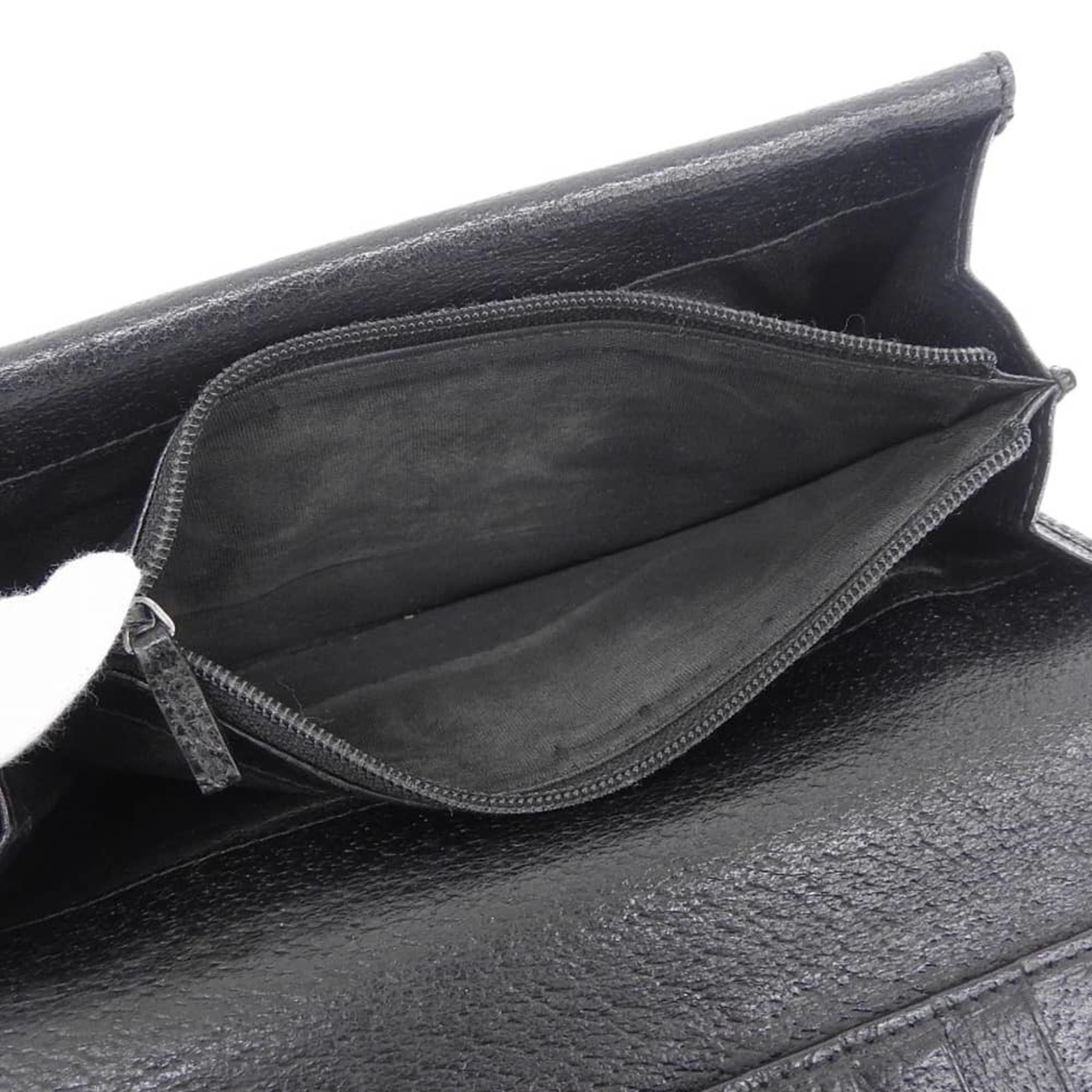 Gucci Gucci GG Canvas Double Wallet 131888 2149 Black Size ONE SIZE - 3 Thumbnail