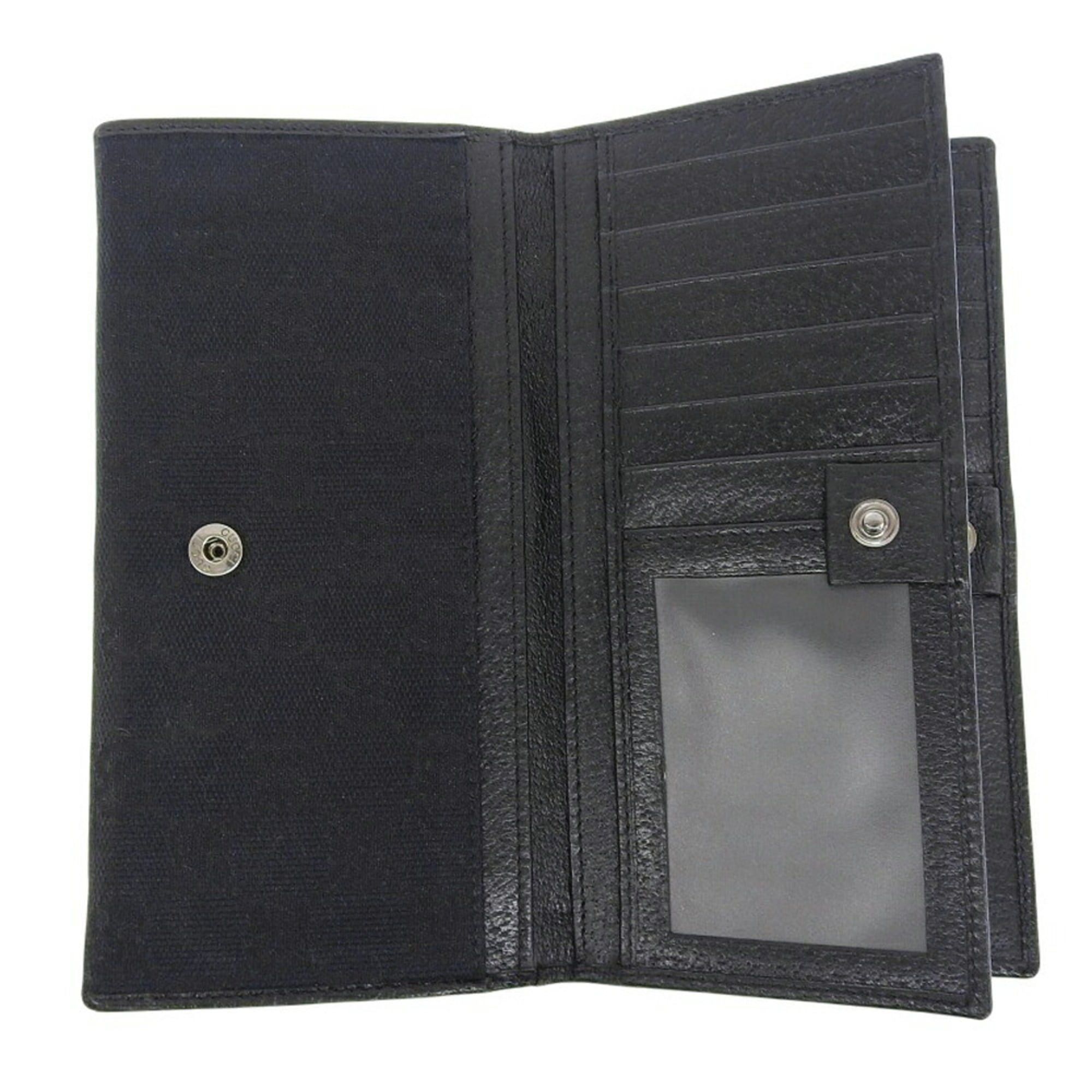 Gucci Gucci GG Canvas Double Wallet 131888 2149 Black Size ONE SIZE - 5 Thumbnail