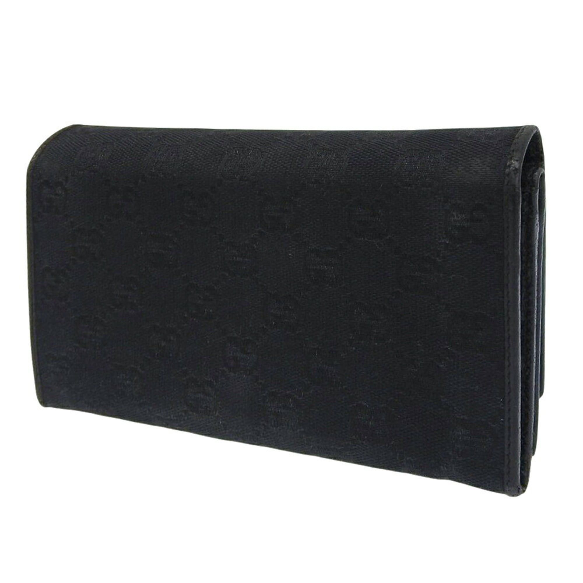 Gucci Gucci GG Canvas Double Wallet 131888 2149 Black Size ONE SIZE - 2 Thumbnail