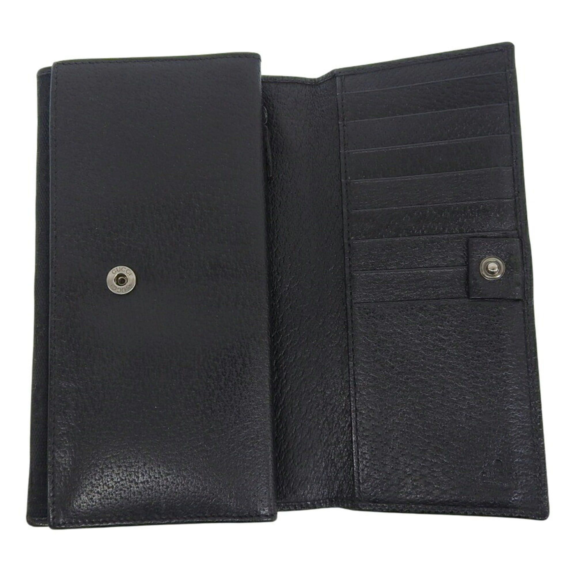 Gucci Gucci GG Canvas Double Wallet 131888 2149 Black Size ONE SIZE - 4 Thumbnail