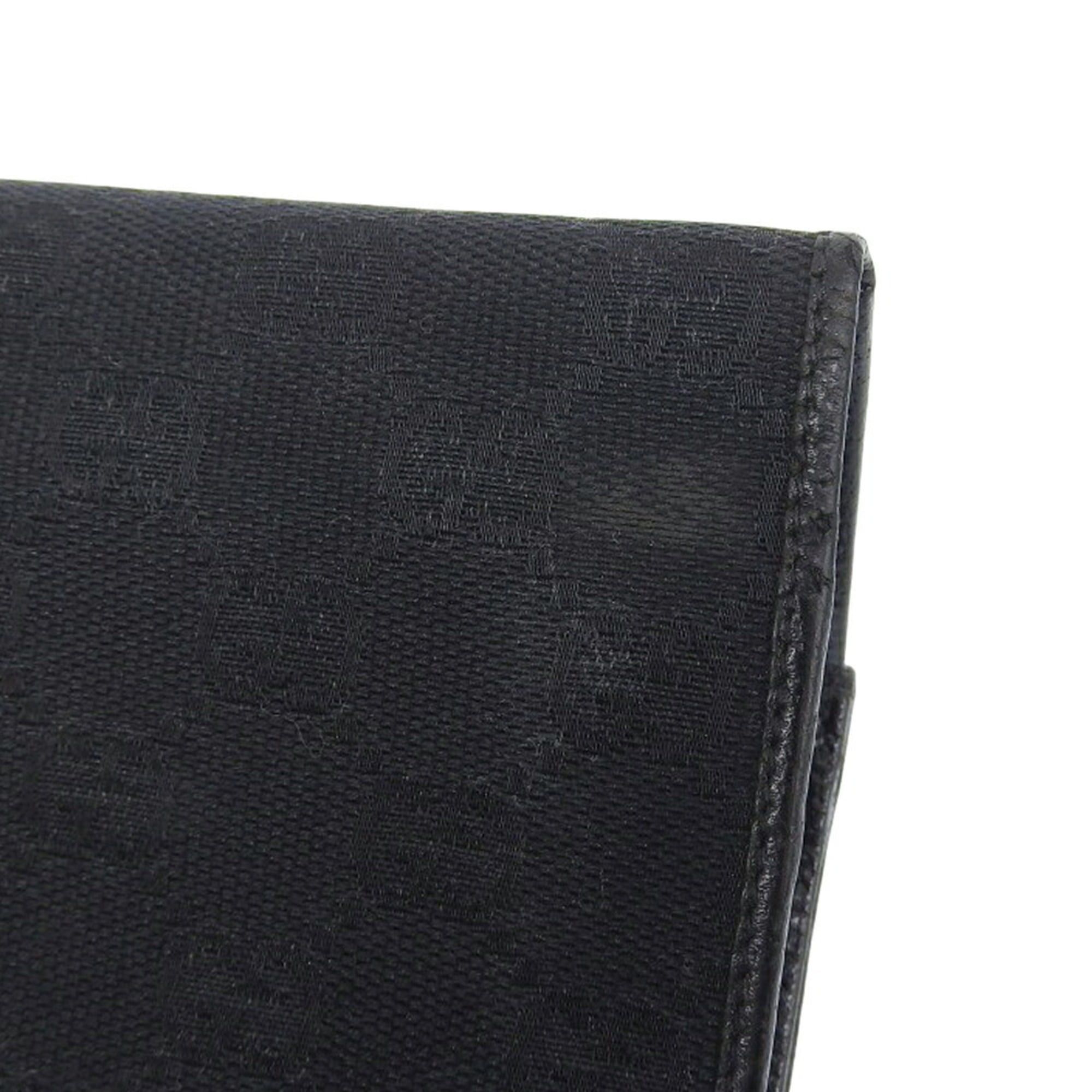 Gucci Gucci GG Canvas Double Wallet 131888 2149 Black Size ONE SIZE - 9 Thumbnail