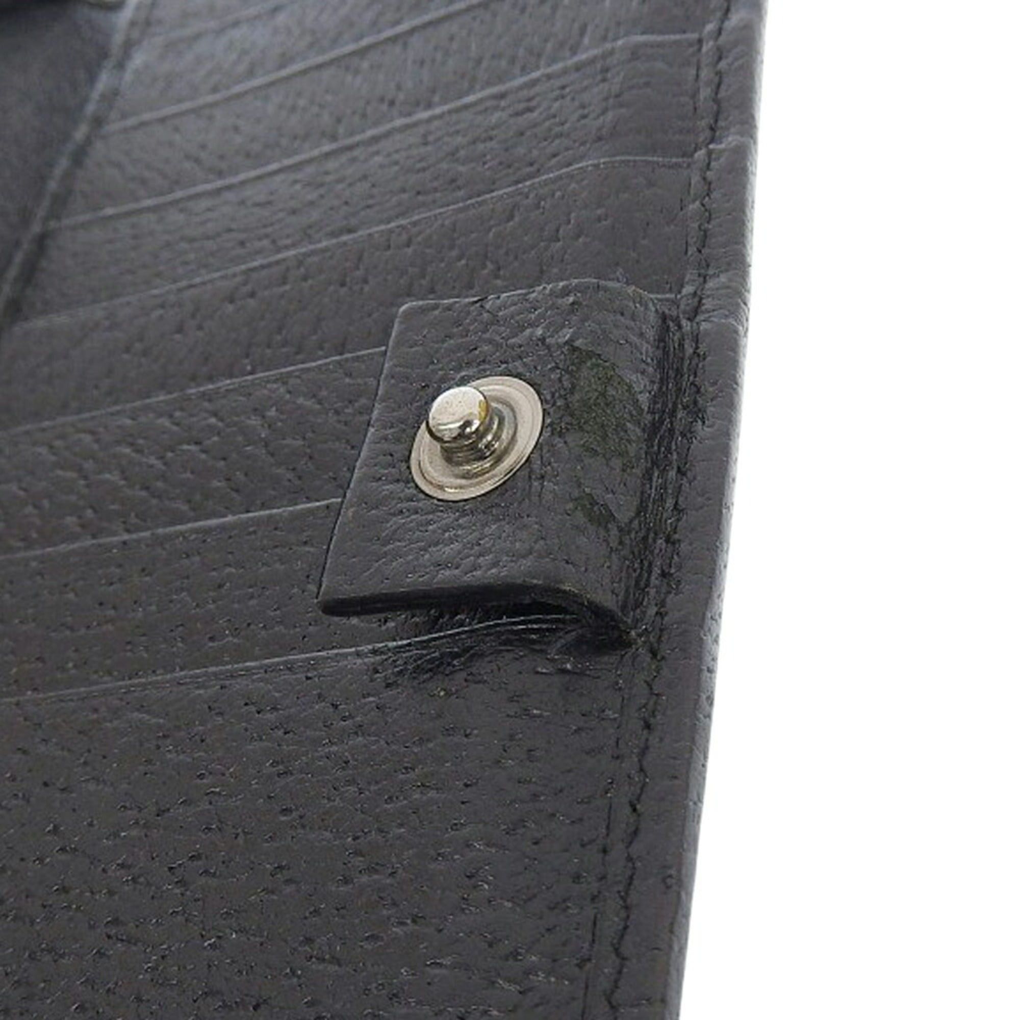 Gucci Gucci GG Canvas Double Wallet 131888 2149 Black Size ONE SIZE - 8 Thumbnail