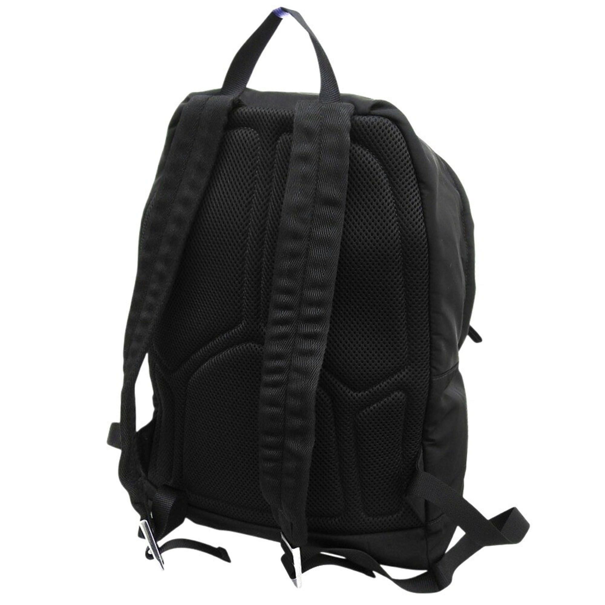 Prada Prada 2VZ034 Backpack in Black Nylon with Triangular Plate Size ONE SIZE - 2 Thumbnail