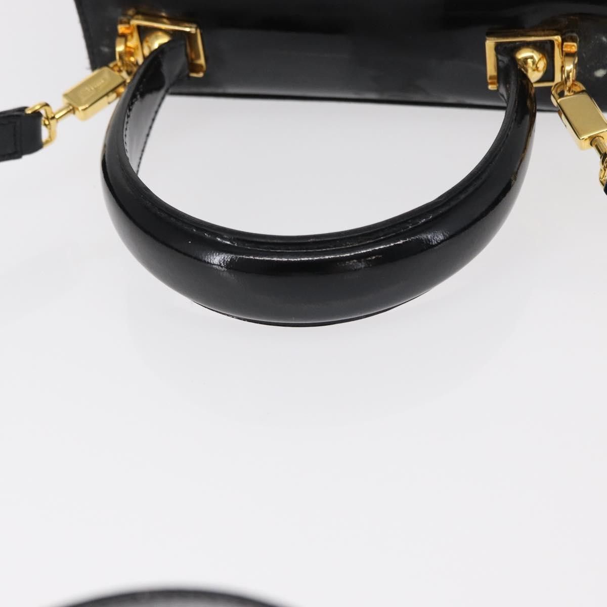 Salvatore Ferragamo Salvatore Ferragamo Gancini handbag Patent leather Size ONE SIZE - 16 Thumbnail