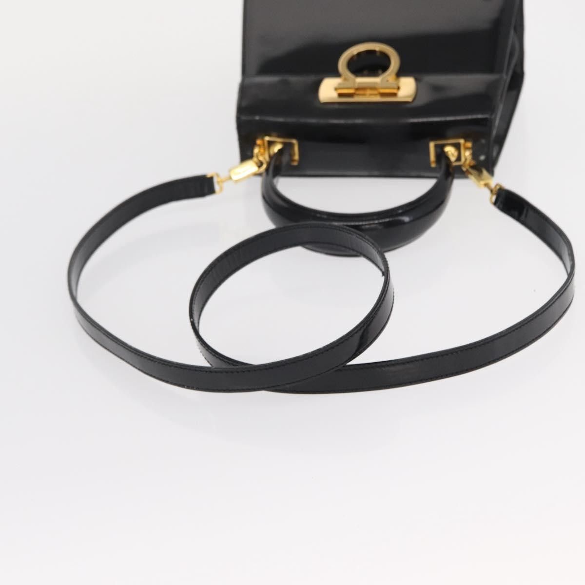 Salvatore Ferragamo Salvatore Ferragamo Gancini handbag Patent leather Size ONE SIZE - 7 Thumbnail