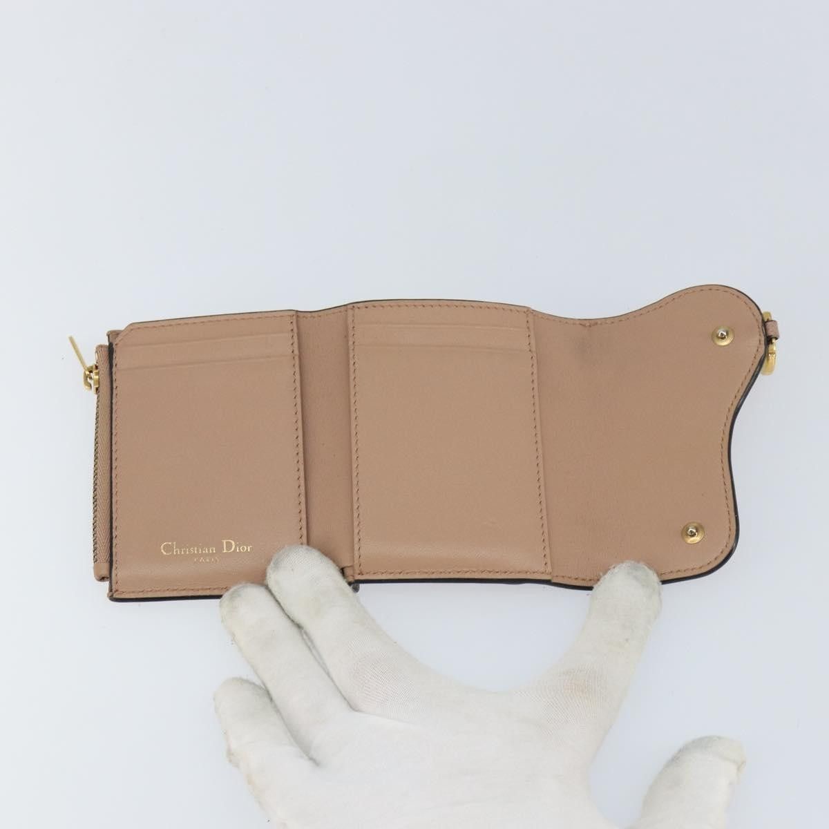 Dior Christian Dior Saddle Lotus Wallet Leather Size ONE SIZE - 15 Thumbnail