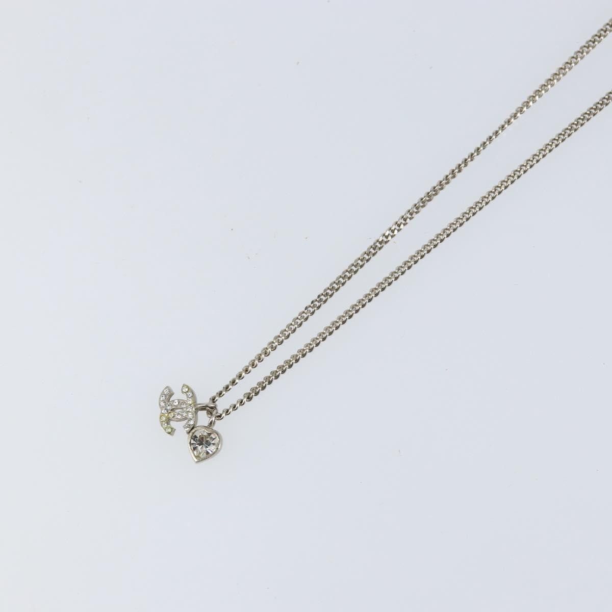 Chanel Chanel CC and Heart Pendant Necklace Metal Size ONE SIZE - 5 Thumbnail