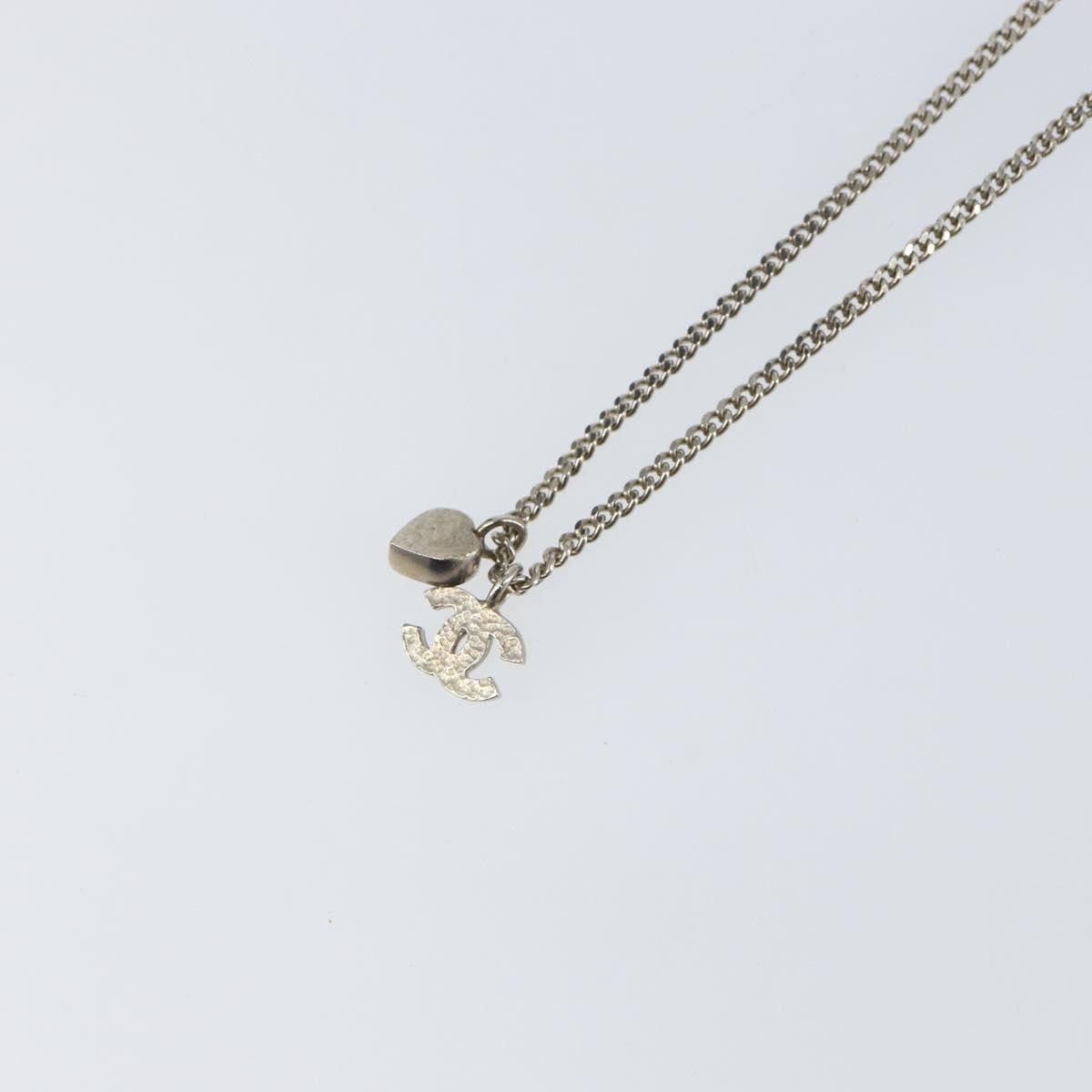 Chanel Chanel CC and Heart Pendant Necklace Metal Size ONE SIZE - 12 Thumbnail