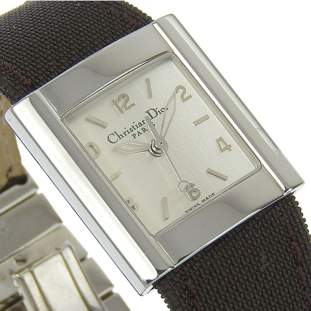 Dior Dior Dior Riva Stainless Steel Watch Metal Quartz D80-100 DUTY FREE for USA Size ONE SIZE - 3 Thumbnail