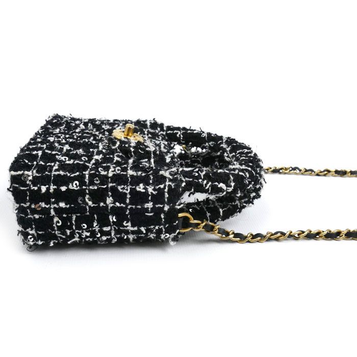 Chanel Chanel Chanel Fabric Mini Chain Shoulder Bag Others Shoulder Bag AP3435 DUTY FREE for USA Size ONE SIZE - 3 Thumbnail