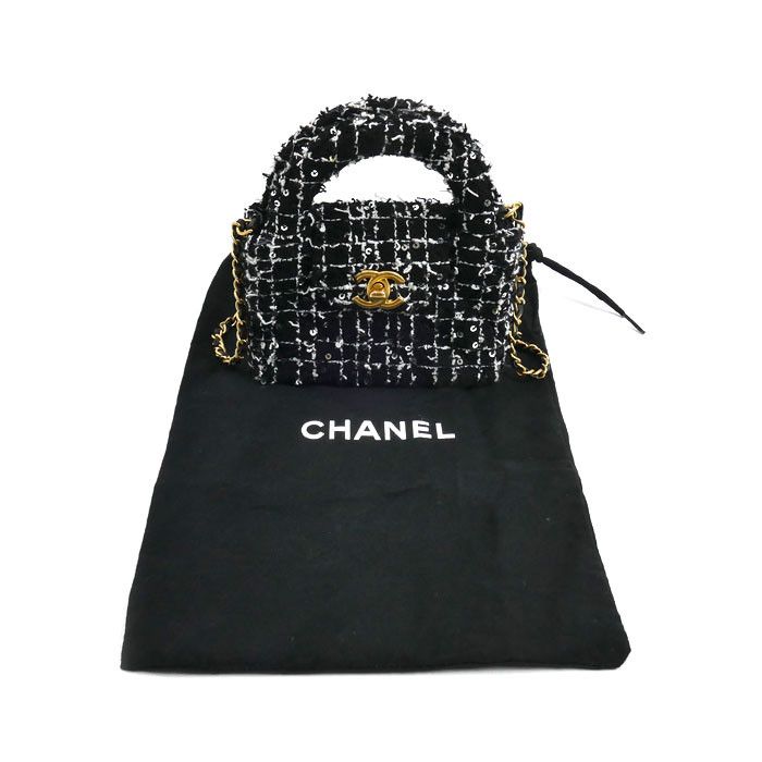 Chanel Chanel Chanel Fabric Mini Chain Shoulder Bag Others Shoulder Bag AP3435 DUTY FREE for USA Size ONE SIZE - 9 Thumbnail
