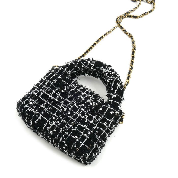 Chanel Chanel Chanel Fabric Mini Chain Shoulder Bag Others Shoulder Bag AP3435 DUTY FREE for USA Size ONE SIZE - 2 Thumbnail