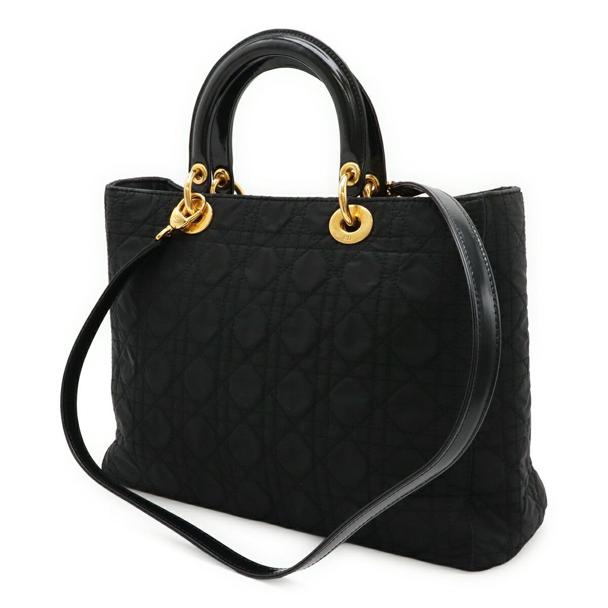 Dior Dior Christian Dior Lady Dior Nylon 2way Bag Others Tote Bag DUTY FREE for USA Size ONE SIZE - 2 Thumbnail