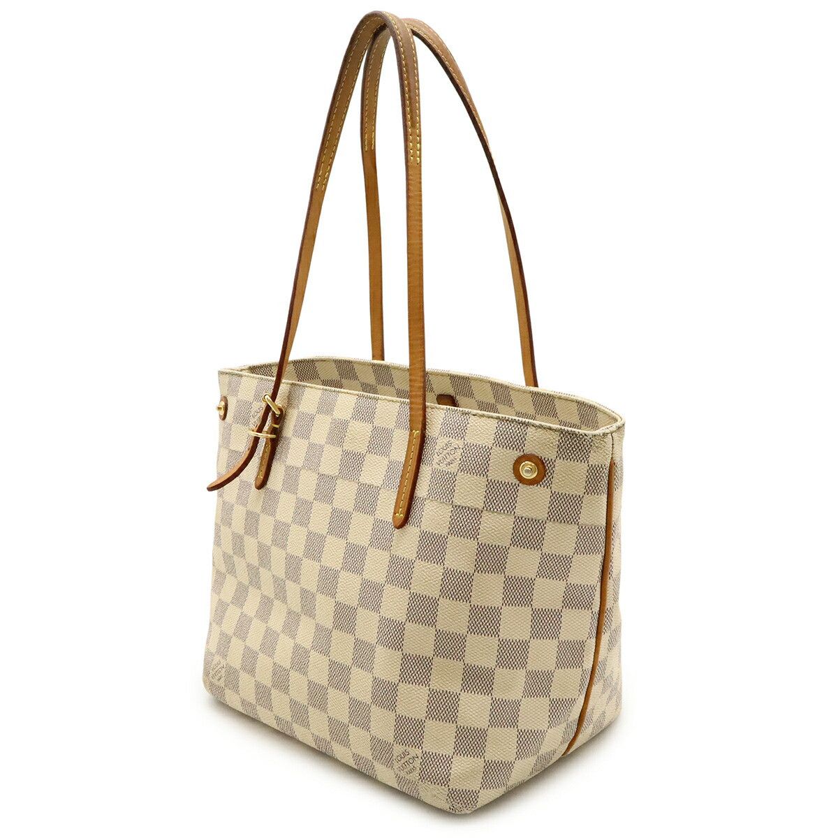 Louis Vuitton Louis Vuitton Louis Vuitton Cabas PM Damier Azur 2way bag Canvas Shoulder Bag N41376 DUTY FREE for USA Size ONE SIZE - 2 Thumbnail