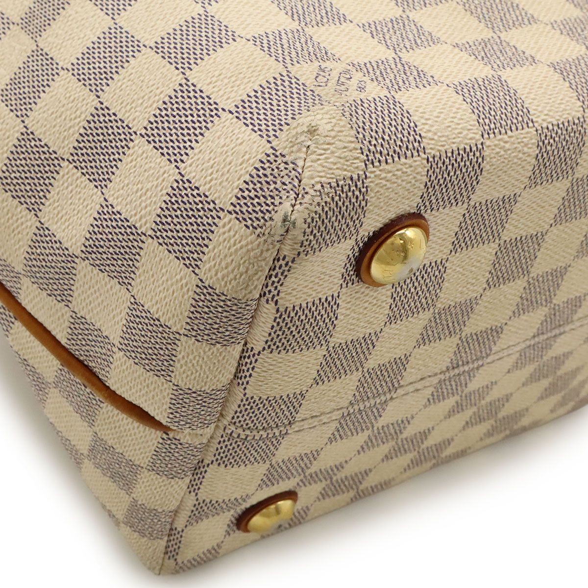 Louis Vuitton Louis Vuitton Louis Vuitton Cabas PM Damier Azur 2way bag Canvas Shoulder Bag N41376 DUTY FREE for USA Size ONE SIZE - 3 Thumbnail
