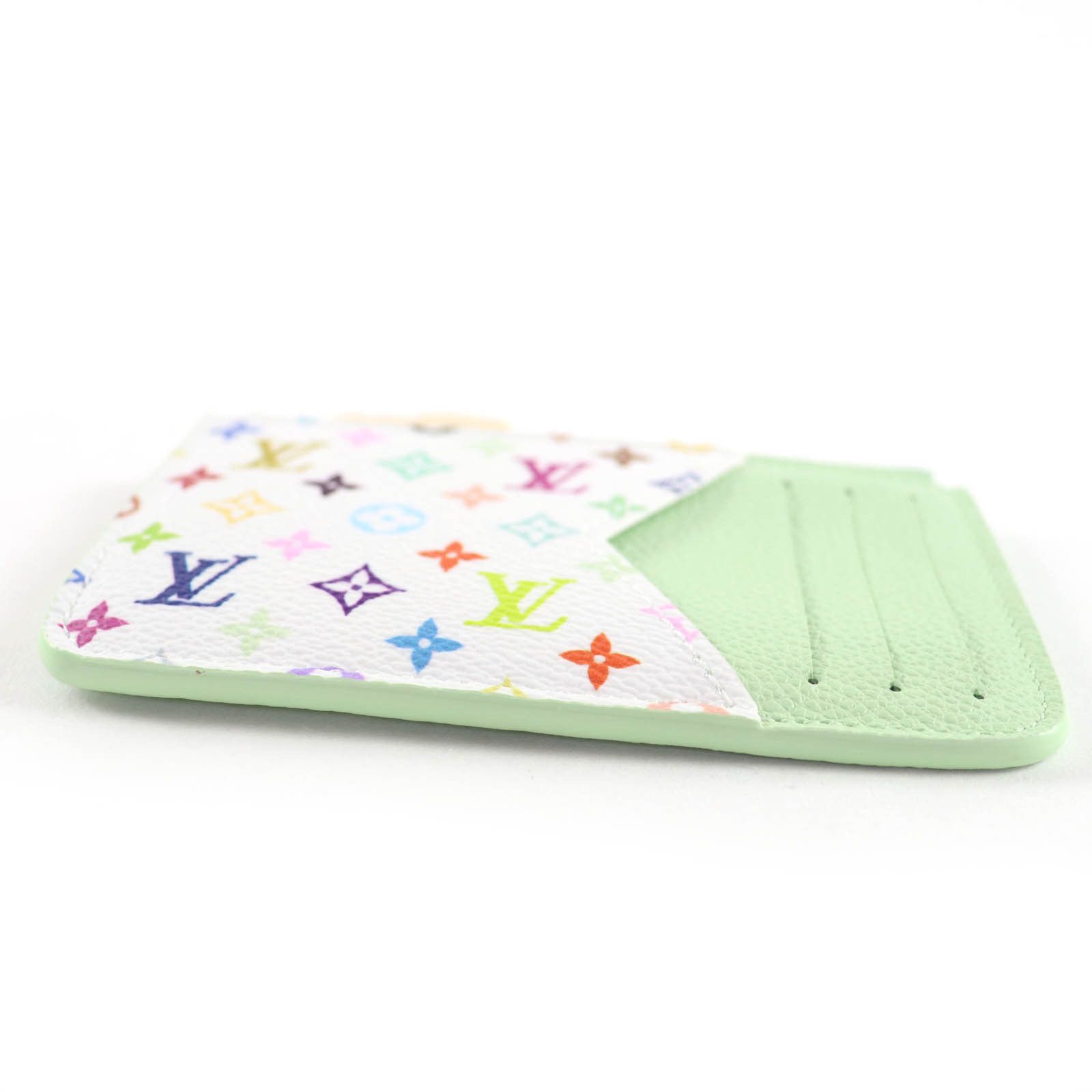 Louis Vuitton Louis Vuitton Louis Vuitton MURAKAMI Porte Cartes Romy Monogram Card Holder Canvas Card Case DUTY FREE for USA Size ONE SIZE - 4 Thumbnail
