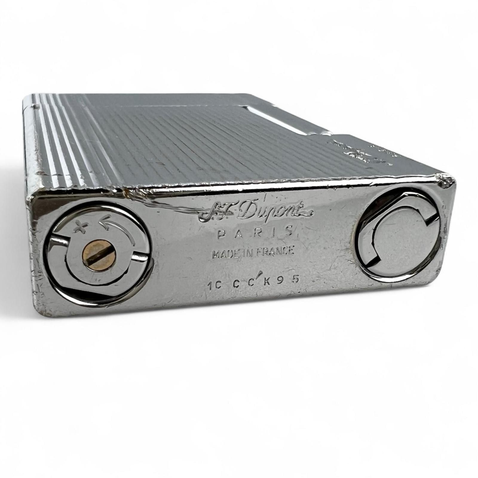 Other Other Dupont Gatsby Stripe Pattern Lighter Metal Lighter DUTY FREE for USA Size ONE SIZE - 8 Thumbnail