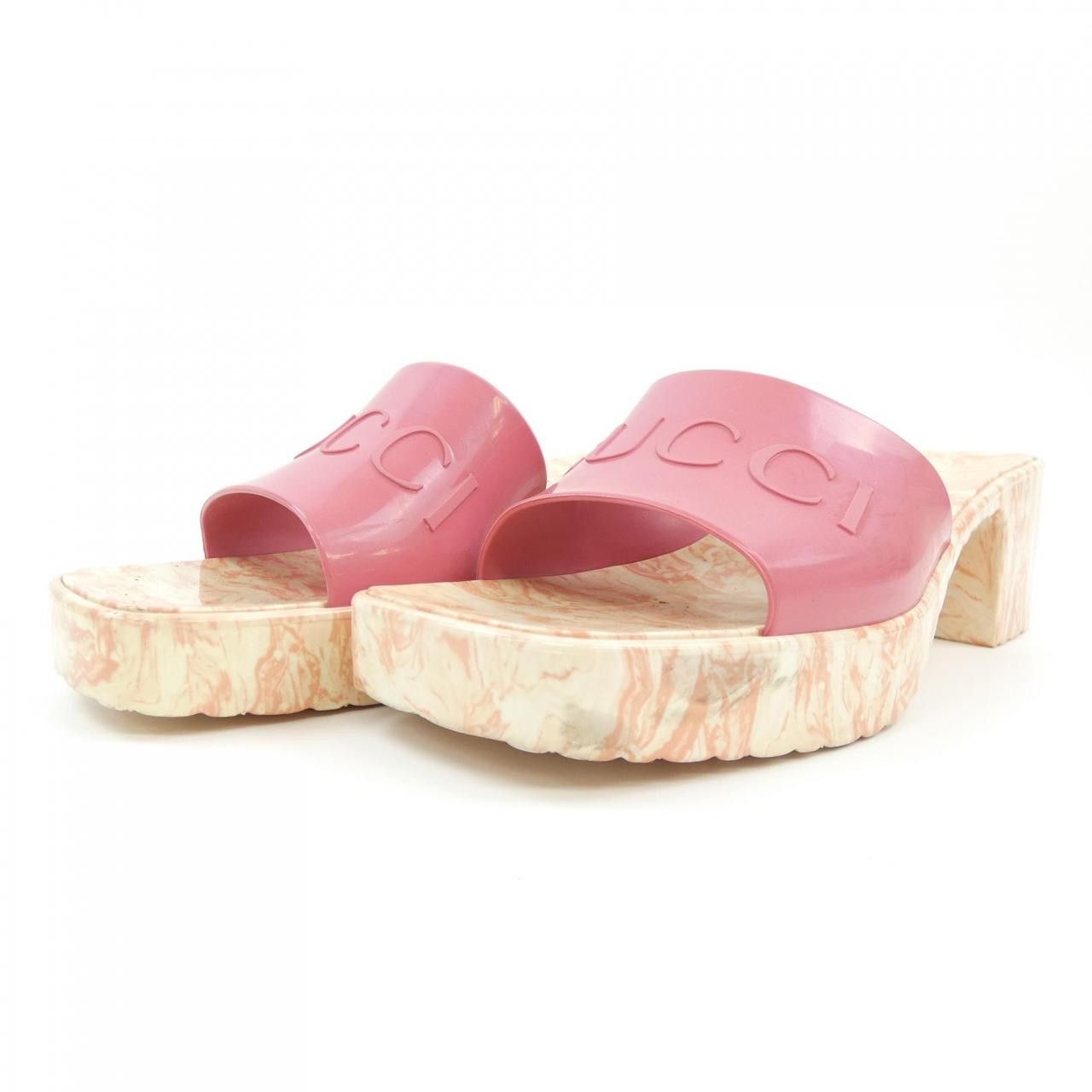 Gucci Gucci Gucci Sandal Sandal Leather Shoes 700989JFM00 DUTY FREE for USA Size ONE SIZE - 3 Thumbnail