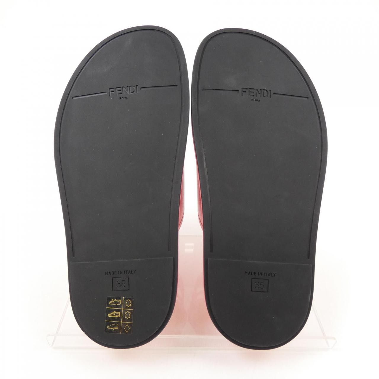 Fendi Fendi Fendi Sandals Leather Shoes DUTY FREE for USA Size ONE SIZE - 4 Thumbnail